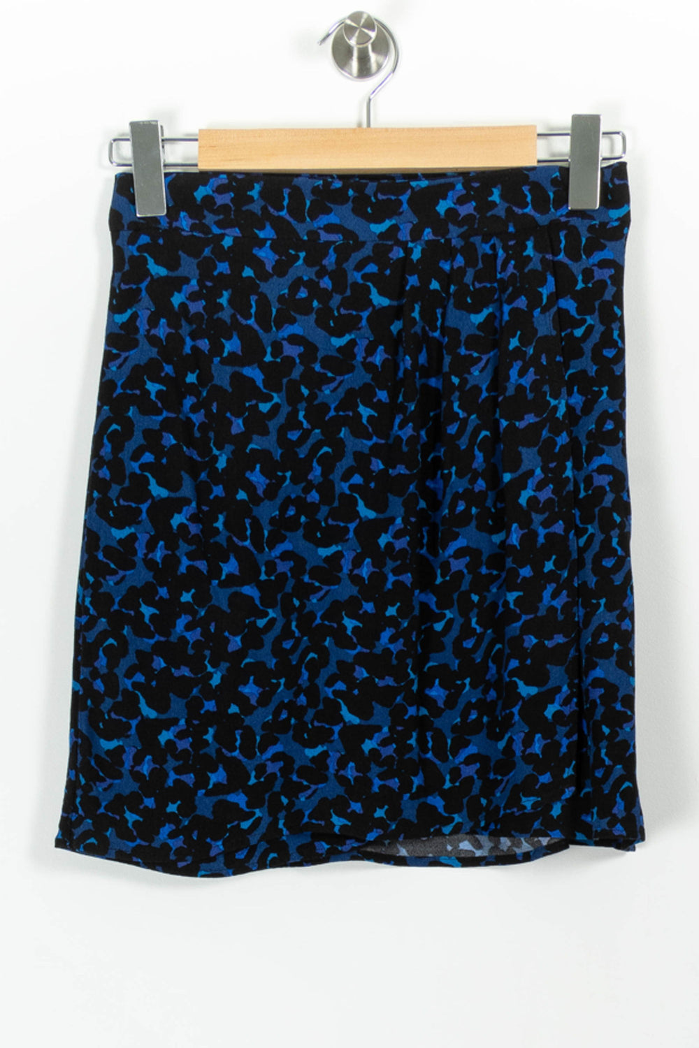 Jupe Courte Bleue et Noire - Taille S/36 de la marque Kookai | PARAD100777 - Vendu par Paradigme - Image 2