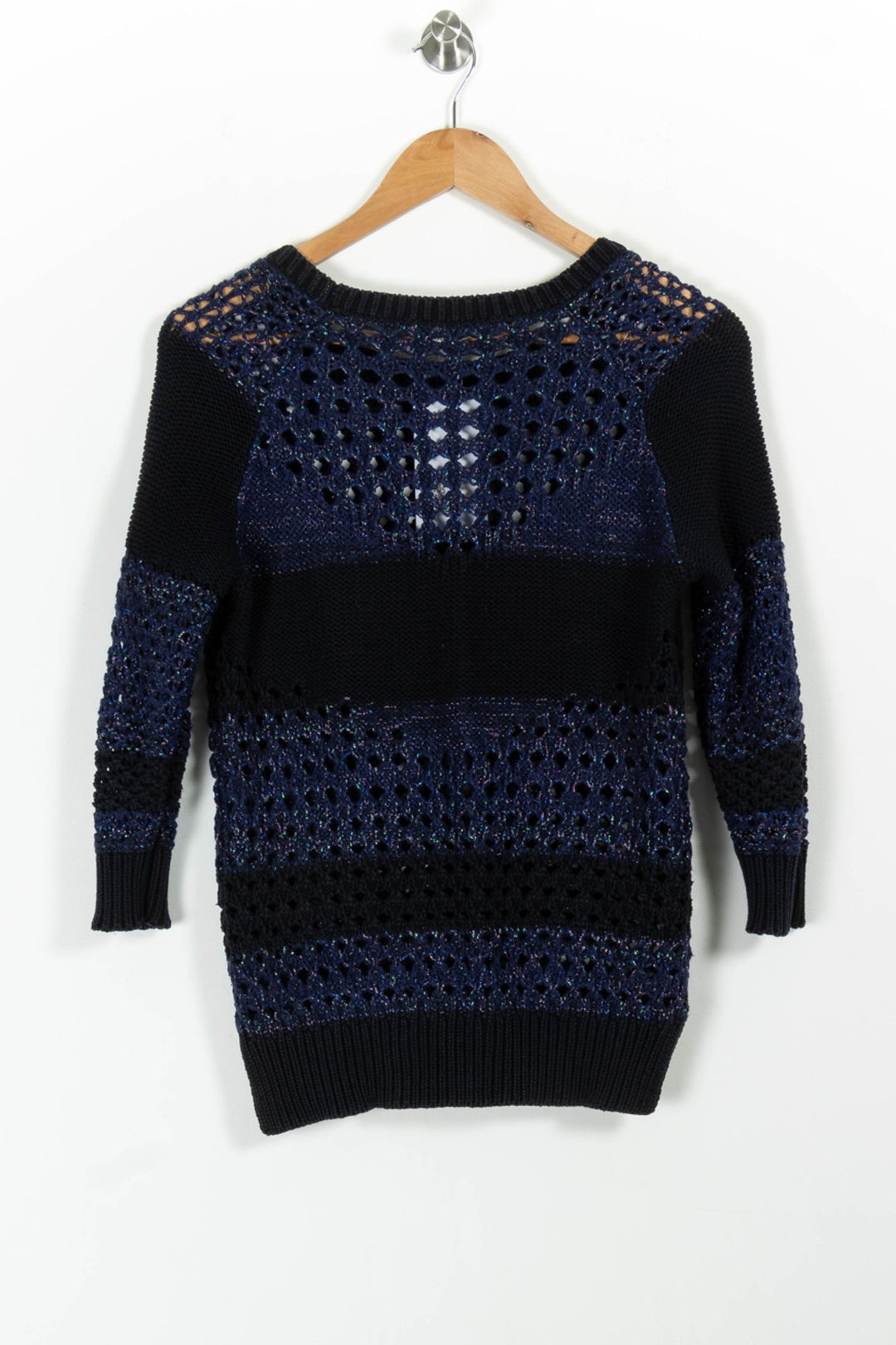 Pull Noir et Bleu - Taille S/36 de la marque Kookai | PARAD100780 - Vendu par Paradigme - Image 4