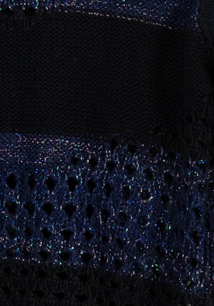 Pull Noir et Bleu - Taille S/36 de la marque Kookai | PARAD100780 - Vendu par Paradigme - Image 3