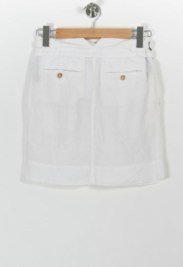 Jupe Courte Blanche - Taille XS/34 de la marque Comptoir des Cotonniers | PARAD100785 - Vendu par Paradigme - Image 4