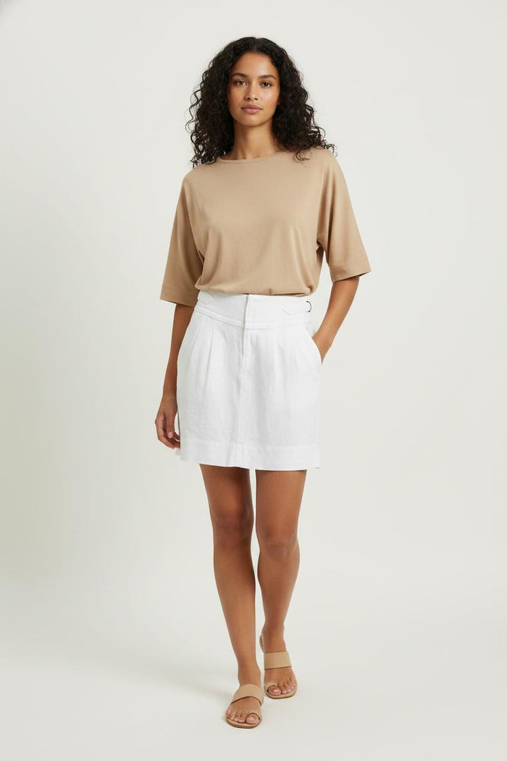 Jupe Courte Blanche - Taille XS/34 de la marque Comptoir des Cotonniers | PARAD100785 - Vendu par Paradigme - Image 1