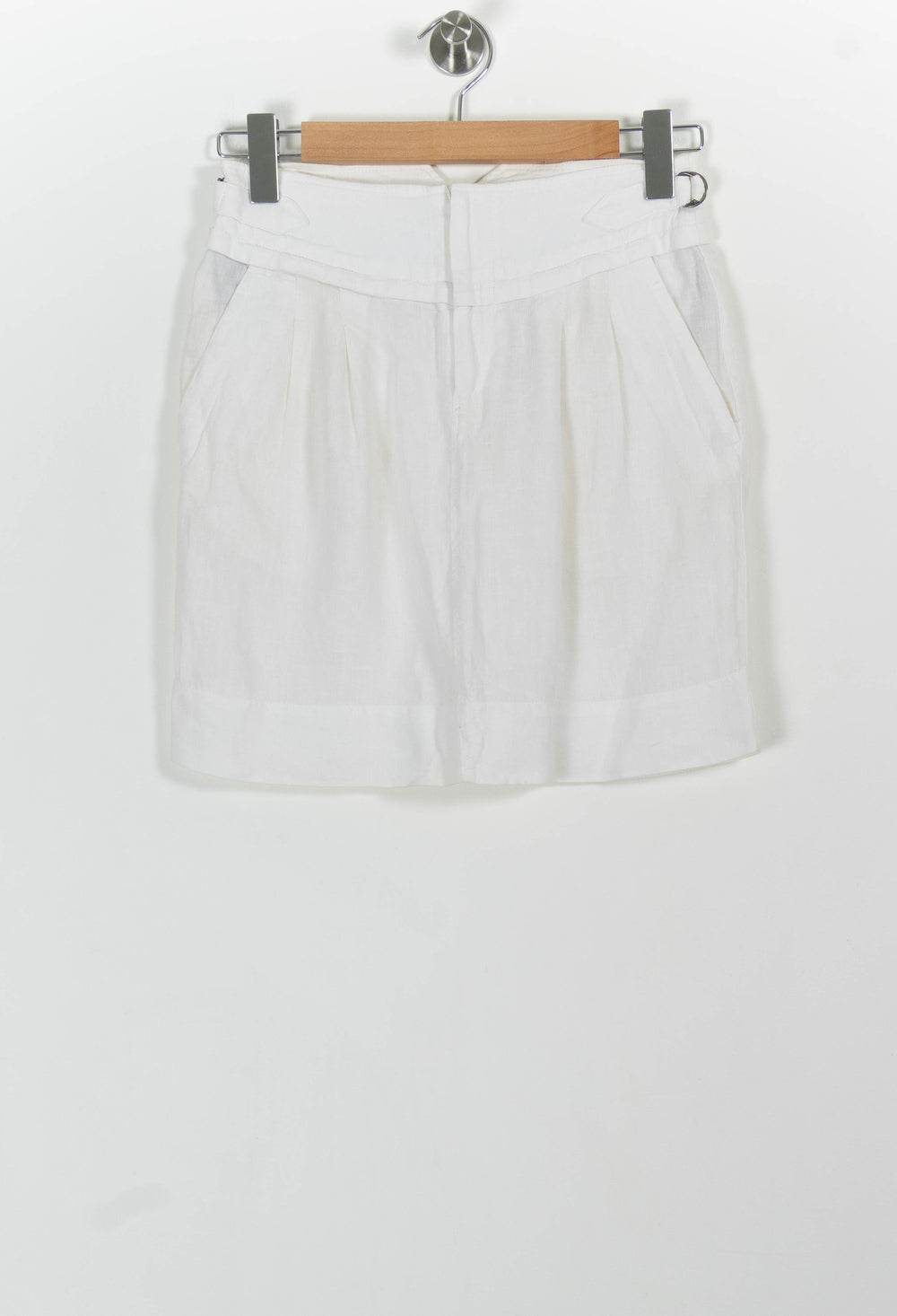 Jupe Courte Blanche - Taille XS/34 de la marque Comptoir des Cotonniers | PARAD100785 - Vendu par Paradigme - Image 2