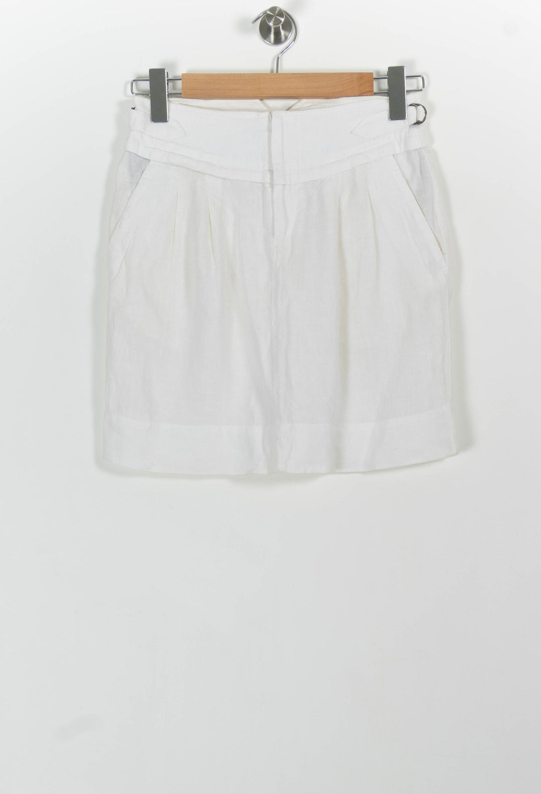 Jupe Courte Blanche - Taille XS/34 de la marque Comptoir des Cotonniers | PARAD100785 - Vendu par Paradigme - Image 2