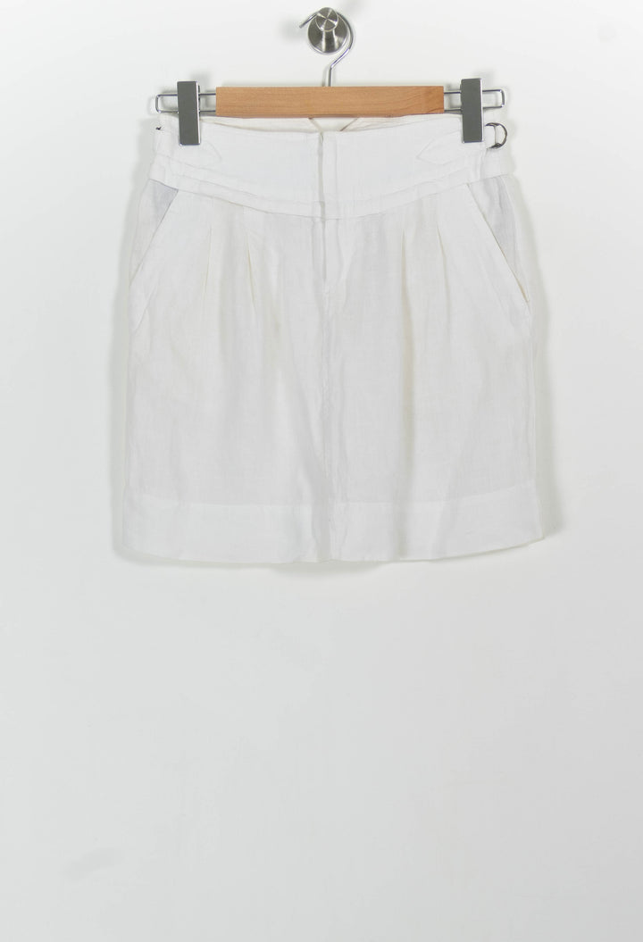 Jupe Courte Blanche - Taille XS/34 de la marque Comptoir des Cotonniers | PARAD100785 - Vendu par Paradigme - Image 2