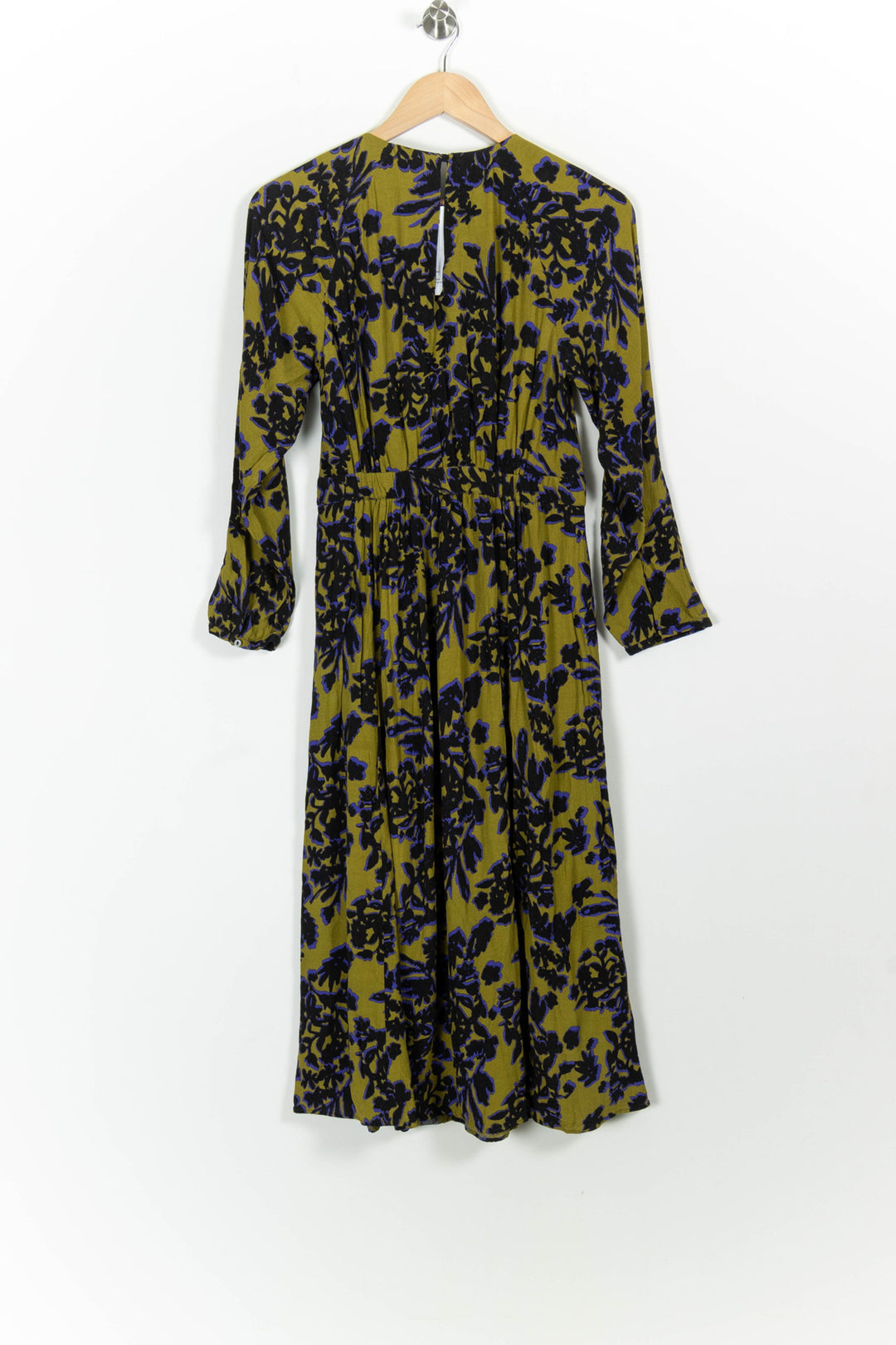 Robe Longue Vert et Noir - Taille L/40 de la marque Caroll | PARAD100787 - Vendu par Paradigme - Image 4