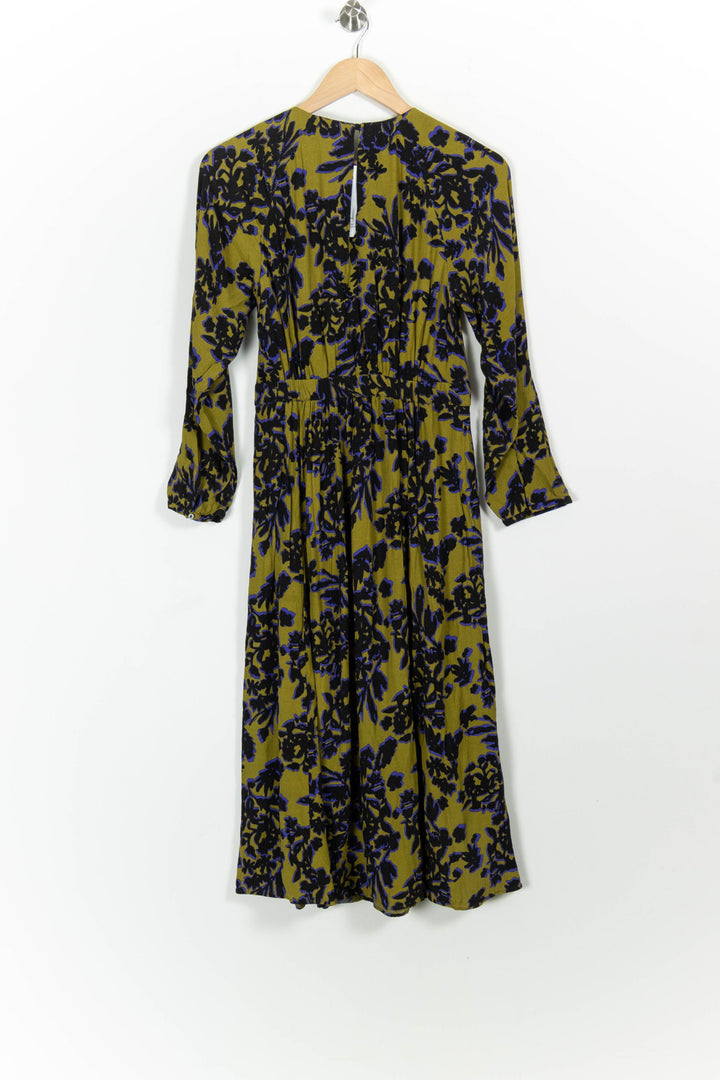 Robe Longue Vert et Noir - Taille L/40 de la marque Caroll | PARAD100787 - Vendu par Paradigme - Image 4