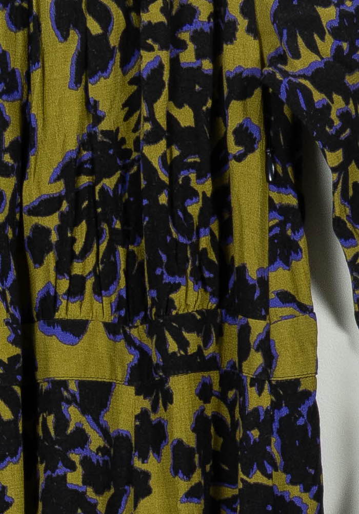 Robe Longue Vert et Noir - Taille L/40 de la marque Caroll | PARAD100787 - Vendu par Paradigme - Image 3