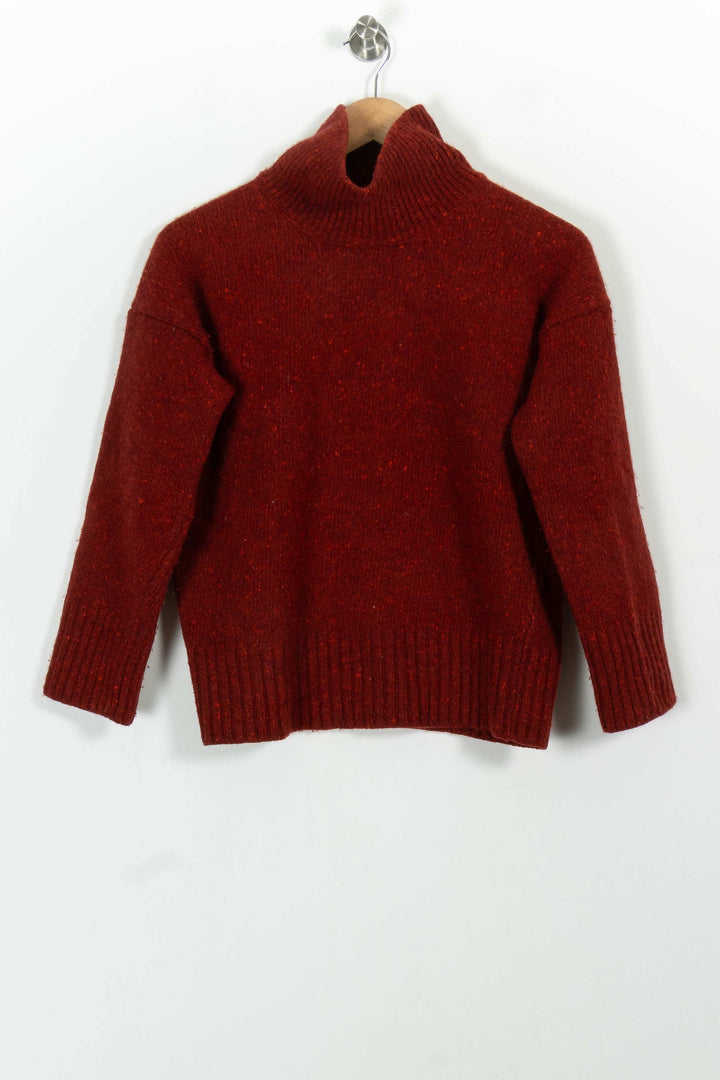 Pull Col Cheminée Bordeaux - Taille L/40 de la marque Vanessa Bruno | PARAD100789 - Vendu par Paradigme - Image 2