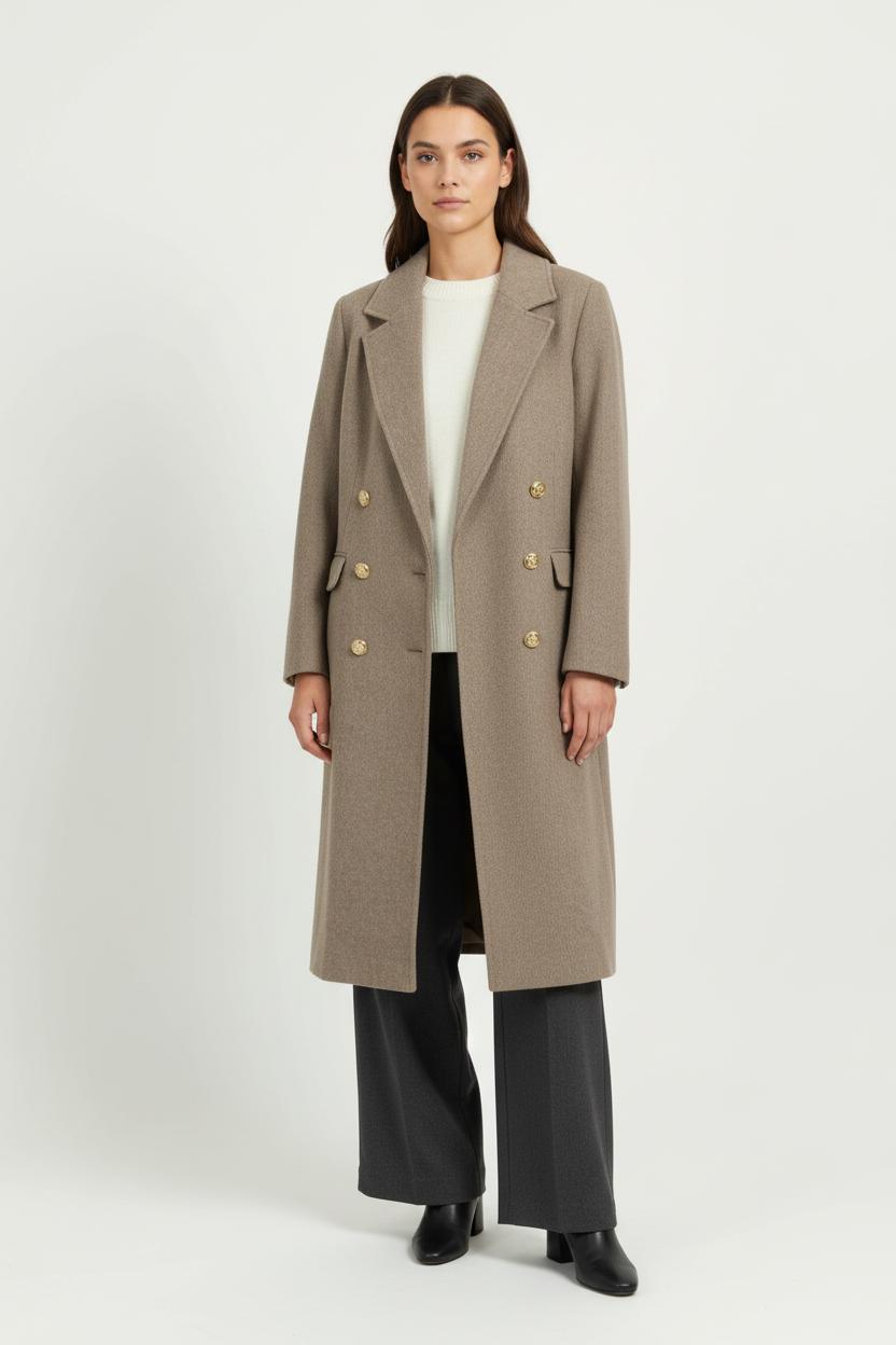 Manteau Beige - Taille S/36 de la marque Petite Mendigote | PARAD100792 - Vendu par Paradigme - Image 1