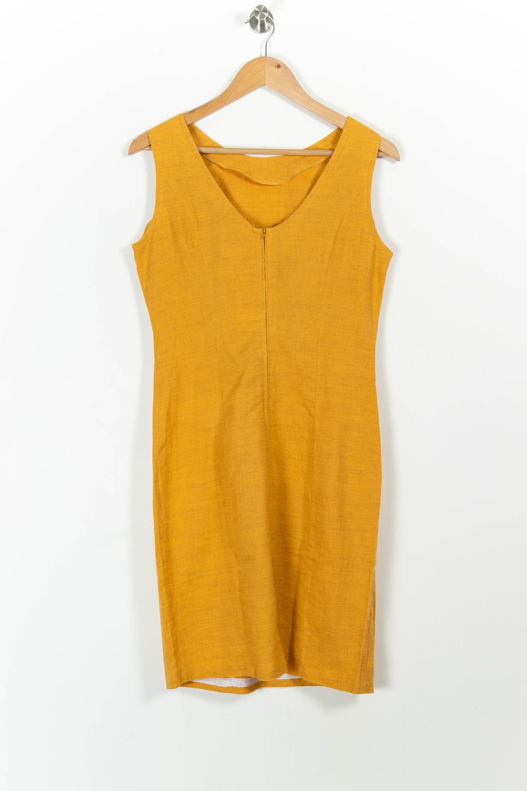 Robe Droite Jaune - Taille XL/42 de la marque Caroll | PARAD100793 - Vendu par Paradigme - Image 4