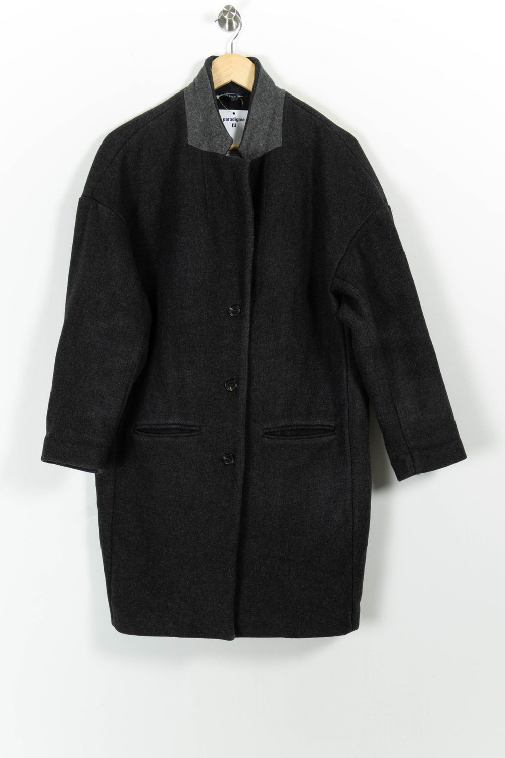 Manteau Gris et Anthracite - Taille S/36 de la marque Soeur | PARAD100795 - Vendu par Paradigme - Image 2