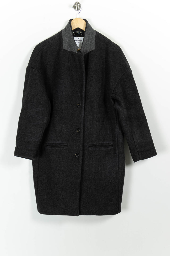 Manteau Gris et Anthracite - Taille S/36 de la marque Soeur | PARAD100795 - Vendu par Paradigme - Image 2