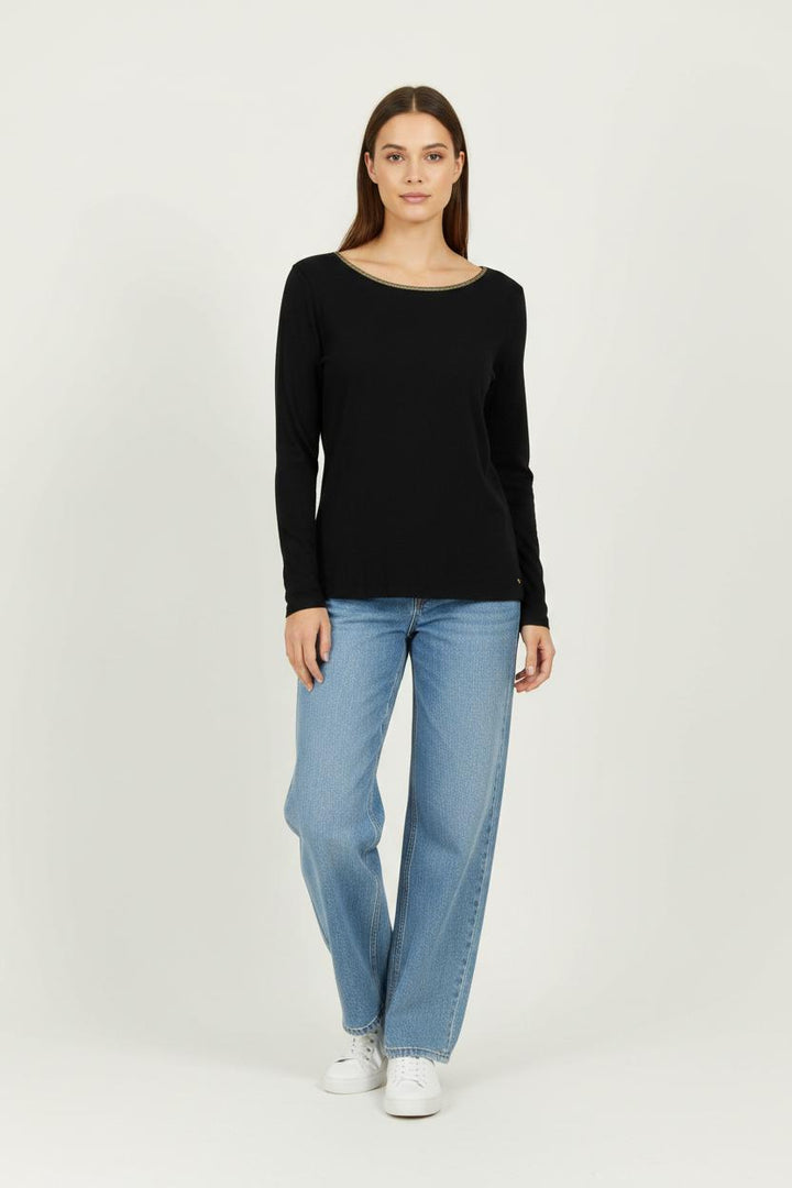 T-shirt Manches Longues Bleu - Taille L/40 de la marque Des petits hauts | PARAD100801 - Vendu par Paradigme - Image 1