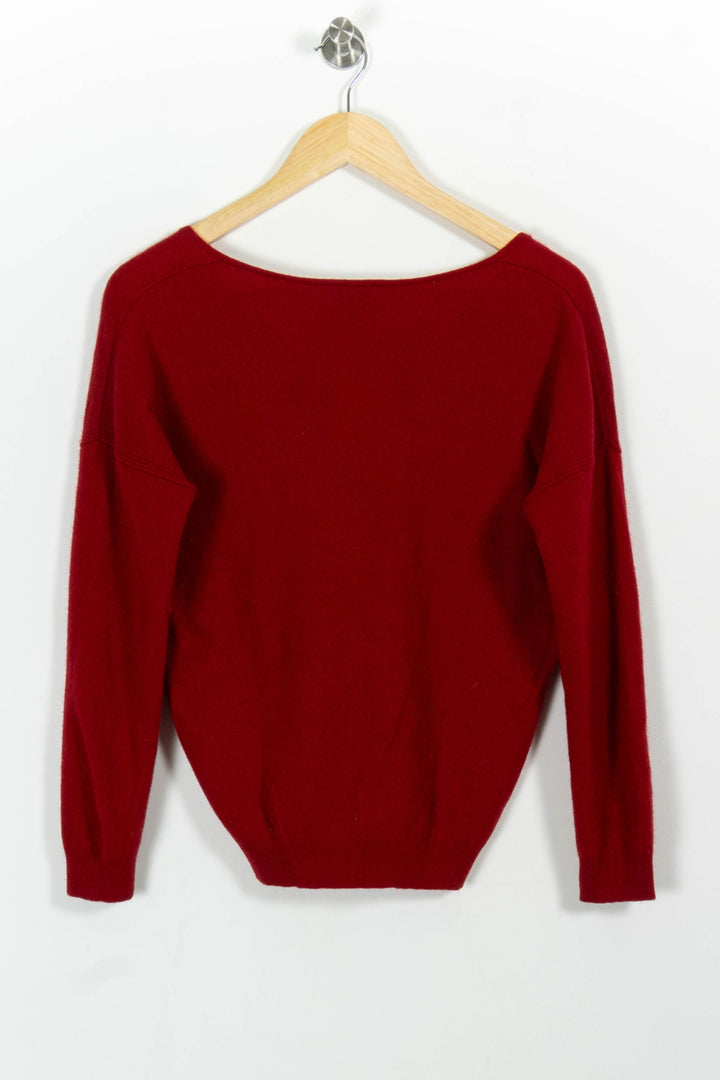 Pull Bordeaux - Taille L/40 de la marque Maison 123 | PARAD100803 - Vendu par Paradigme - Image 4