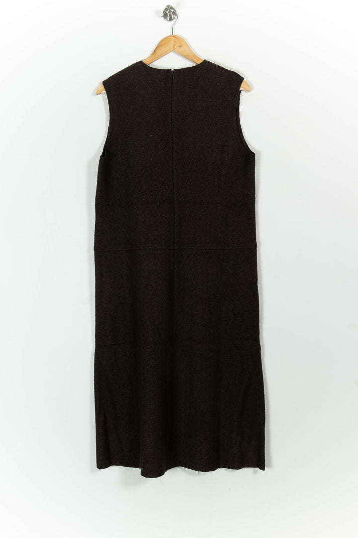 Robe Longue Marron - Taille L/40 de la marque Bérénice | PARAD100804 - Vendu par Paradigme - Image 4