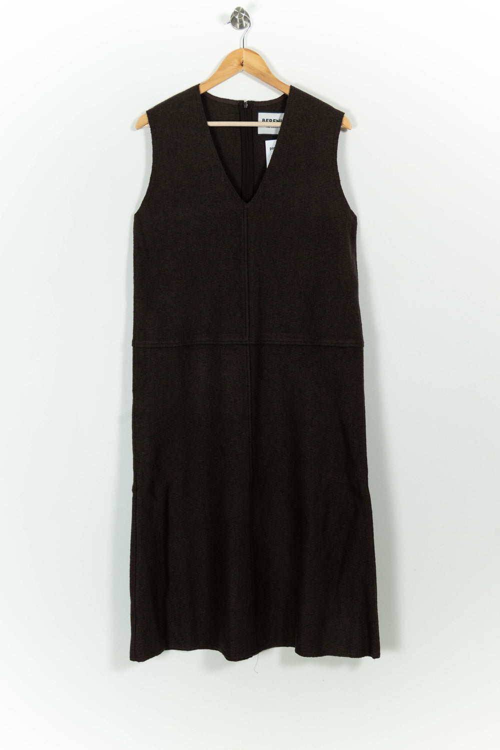 Robe Longue Marron - Taille L/40 de la marque Bérénice | PARAD100804 - Vendu par Paradigme - Image 2
