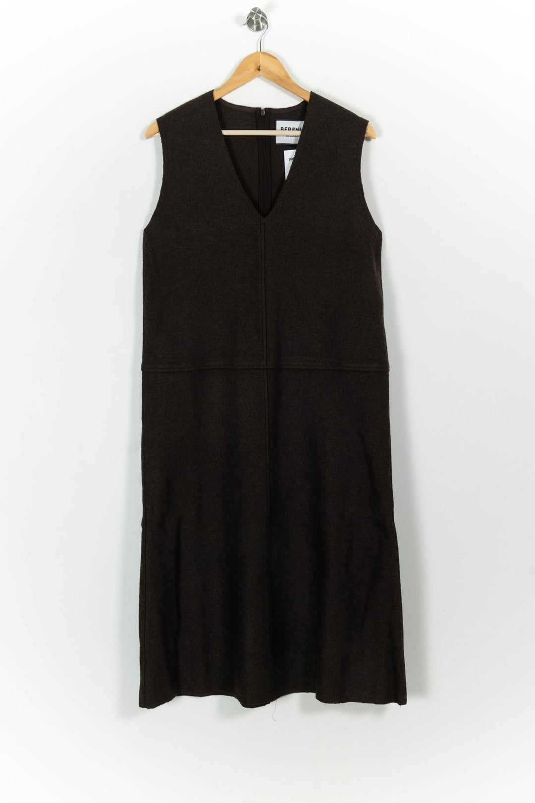 Robe Longue Marron - Taille L/40 de la marque Bérénice | PARAD100804 - Vendu par Paradigme - Image 2