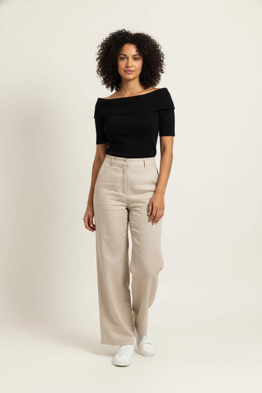 Top Noir - Taille XS/34 de la marque La Fée Maraboutée | PARAD100806 - Vendu par Paradigme - Image 1