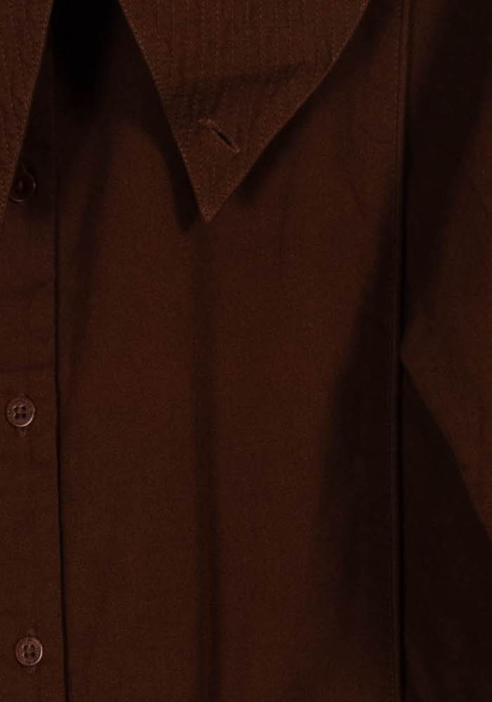 Chemise Marron - Taille L/40 de la marque Thinking Mu | PARAD100812 - Vendu par Paradigme - Image 3