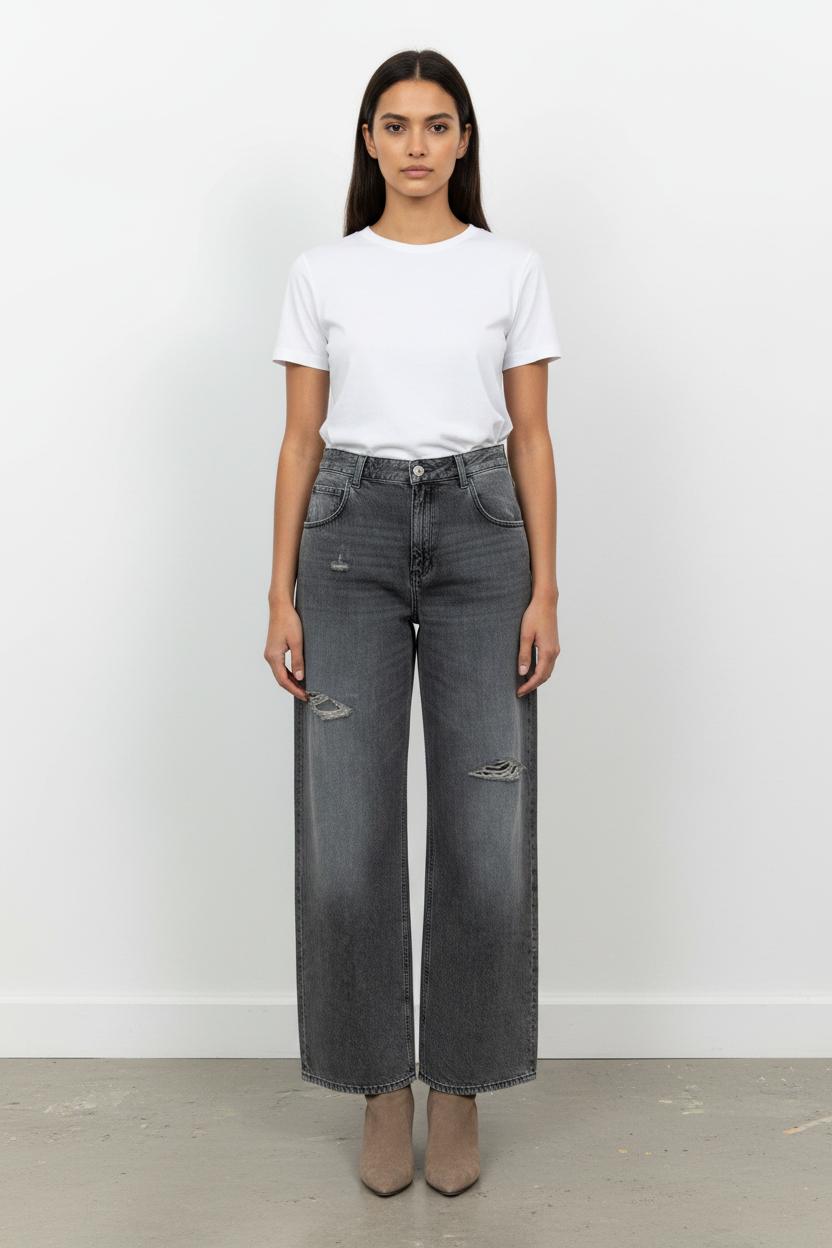 Jean Large Gris - Taille L/40 de la marque Closed | PARAD100813 - Vendu par Paradigme - Image 1