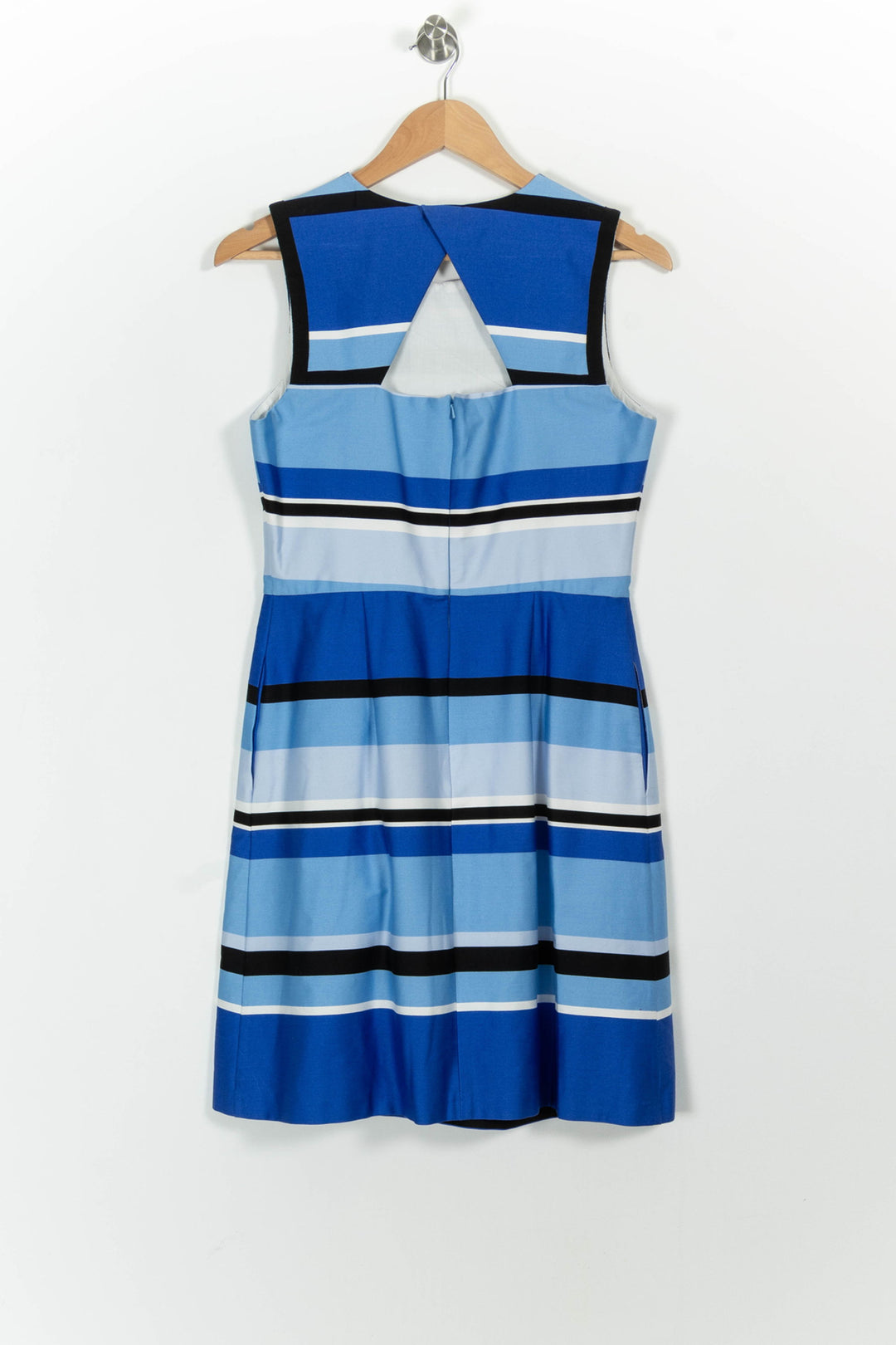 Robe Courte Bleue et Noire - Taille L/40 de la marque Kookai | PARAD100814 - Vendu par Paradigme - Image 4