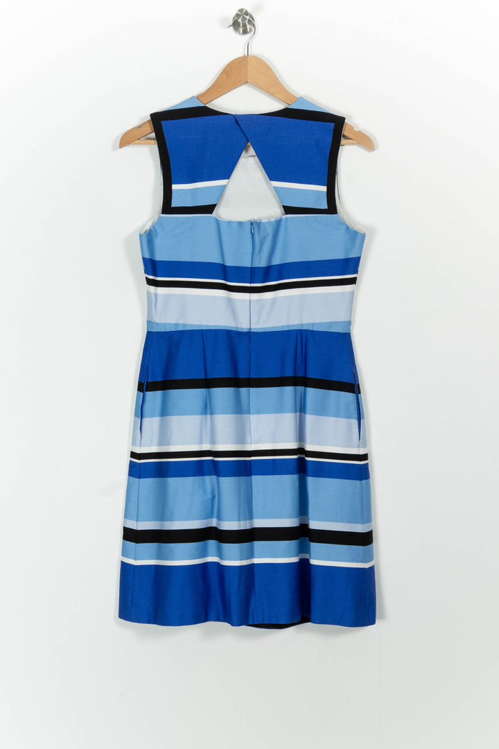 Robe Courte Bleue et Noire - Taille L/40 de la marque Kookai | PARAD100814 - Vendu par Paradigme - Image 4
