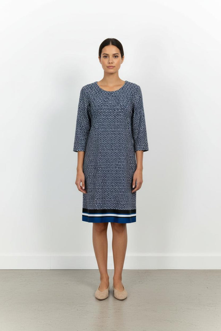 Robe Droite Bleu et Blanc - Taille XL/42 de la marque Maison 123 | PARAD100816 - Vendu par Paradigme - Image 1