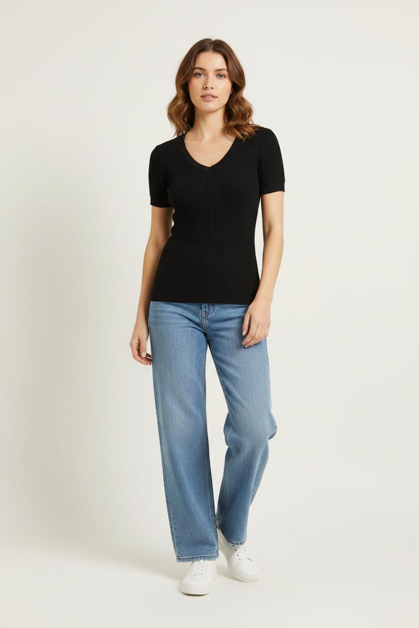 Top Noir - Taille XS/34 de la marque One Step | PARAD100818 - Vendu par Paradigme - Image 1
