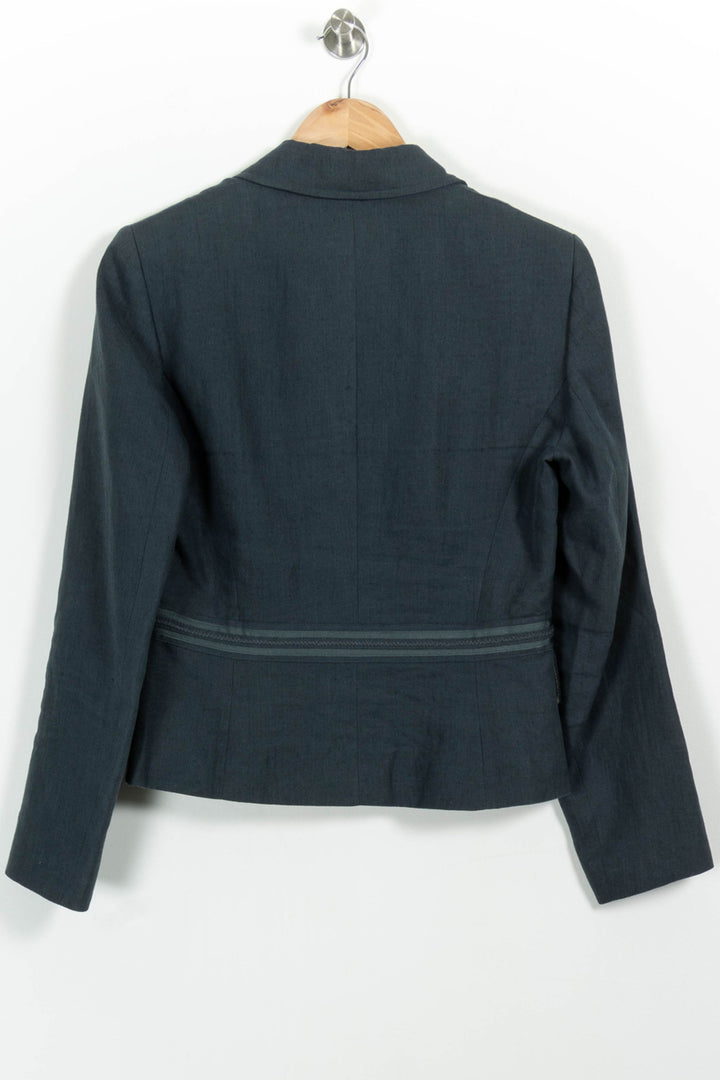 Blazer Vert - Taille XL/42 de la marque Caroll | PARAD100819 - Vendu par Paradigme - Image 4