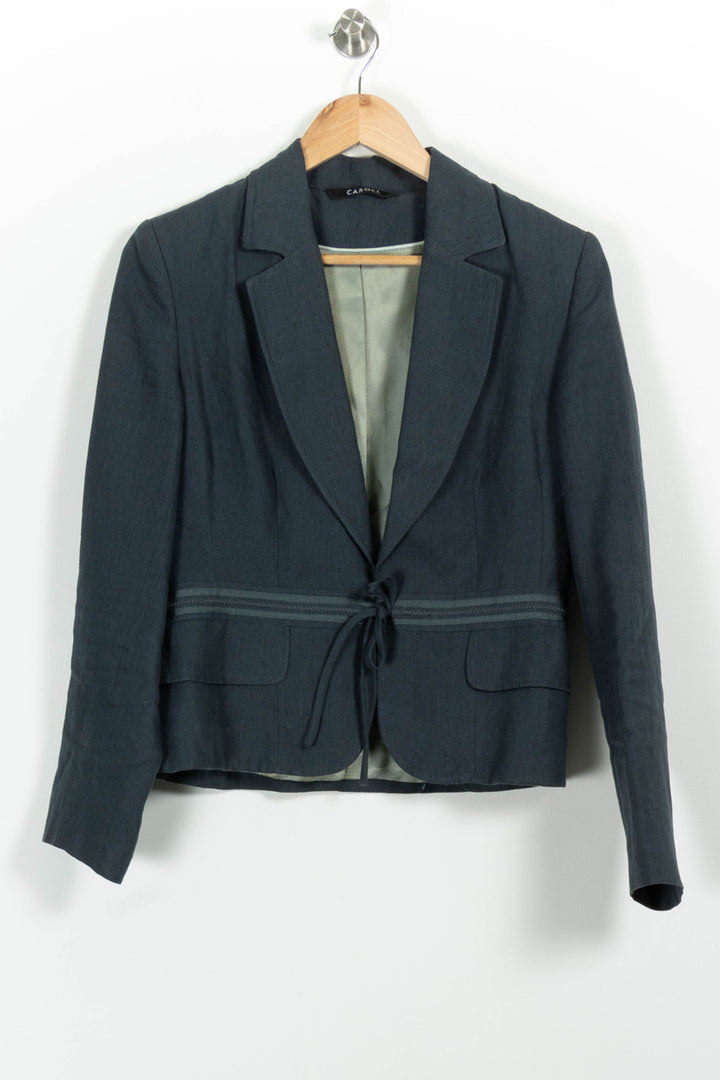Blazer Vert - Taille XL/42 de la marque Caroll | PARAD100819 - Vendu par Paradigme - Image 2