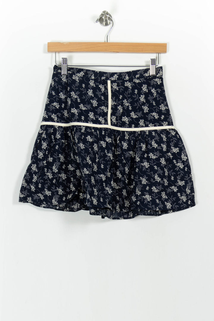 Jupe Courte Bleue et Blanche - Taille XS/34 de la marque Karl Marc John | PARAD100820 - Vendu par Paradigme - Image 2