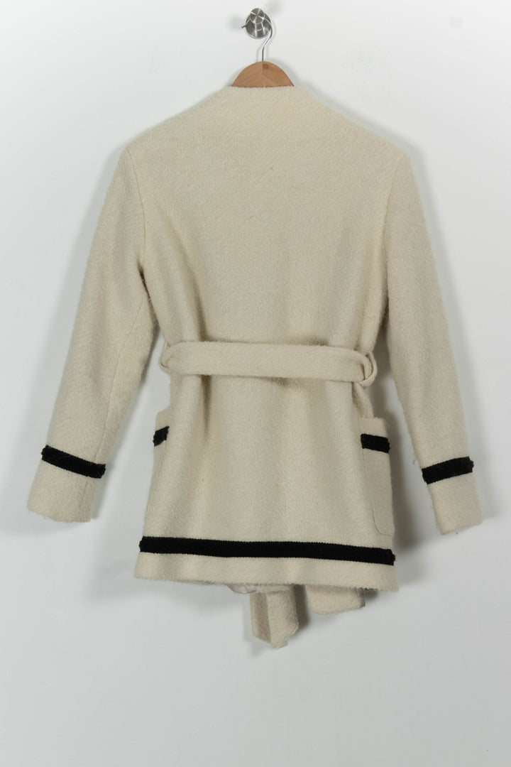Veste Blanche et Noire - Taille S/36 de la marque Sézane | PARAD100821 - Vendu par Paradigme - Image 4