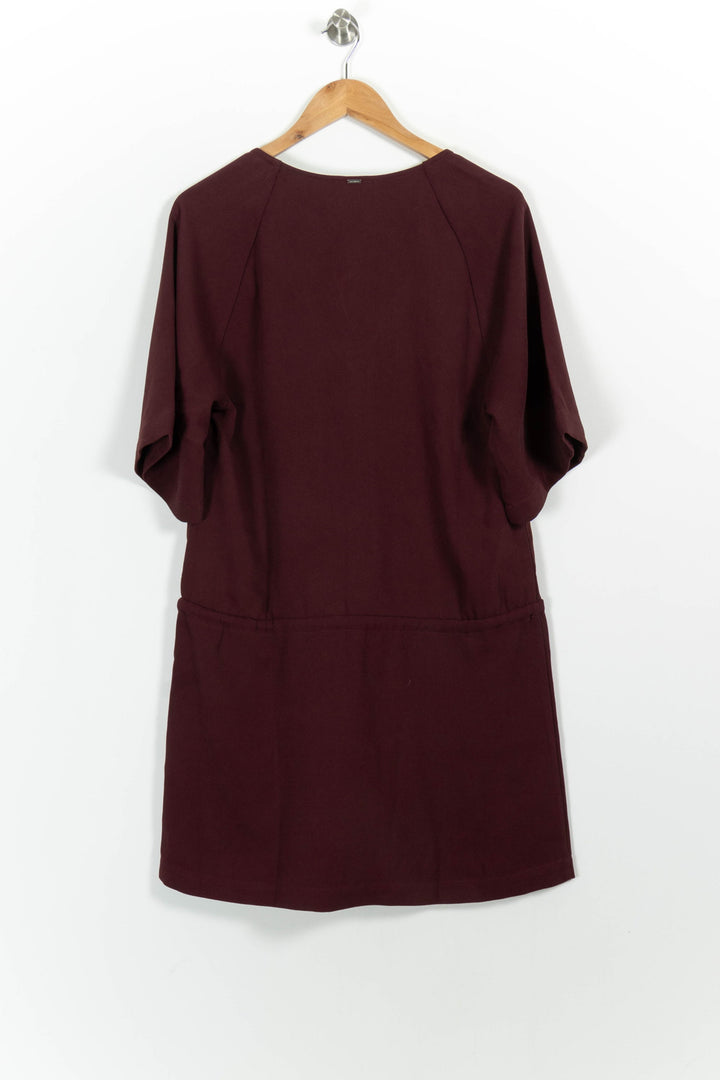 Robe droite bordeaux - Taille L/40 de la marque IKKS | PARAD100825 - Vendu par Paradigme - Image 4