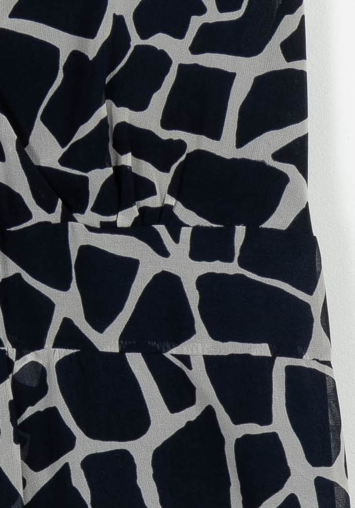 Robe Bleu et Gris - Taille XL/42 de la marque La Fée Maraboutée | PARAD100826 - Vendu par Paradigme - Image 3