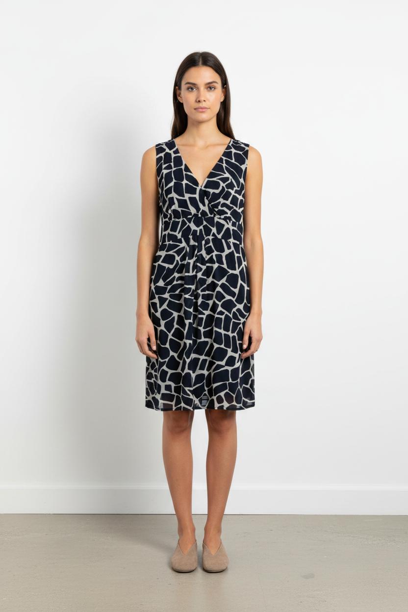 Robe Bleu et Gris - Taille XL/42 de la marque La Fée Maraboutée | PARAD100826 - Vendu par Paradigme - Image 1