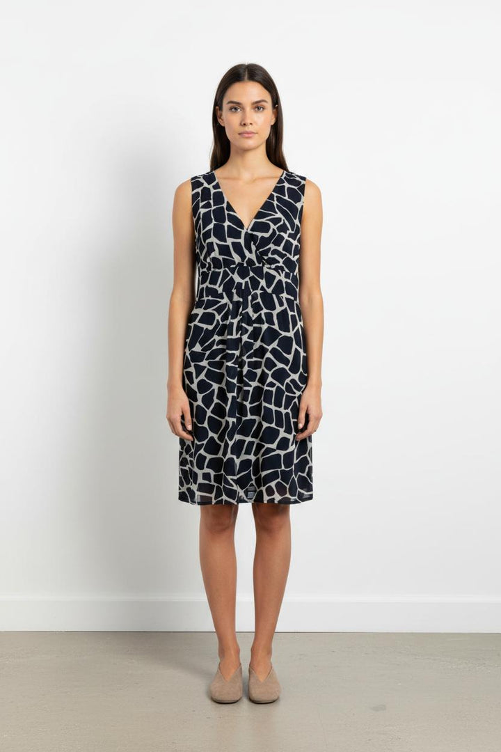 Robe Bleu et Gris - Taille XL/42 de la marque La Fée Maraboutée | PARAD100826 - Vendu par Paradigme - Image 1