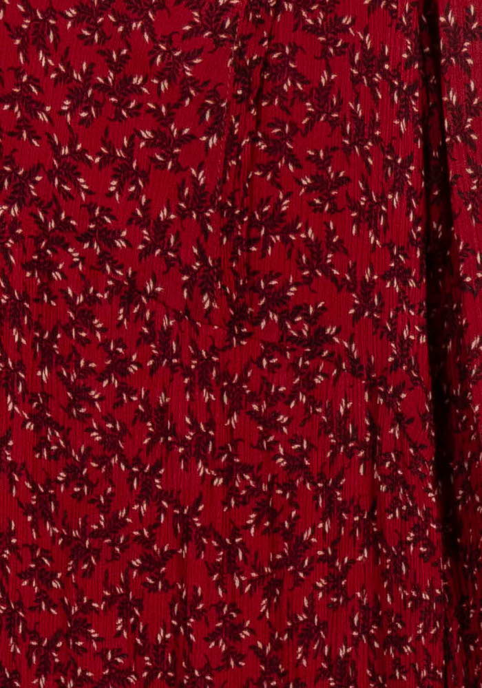 Robe Imprimée Rouge - Taille XL/42 de la marque Maison 123 | PARAD100829 - Vendu par Paradigme - Image 3