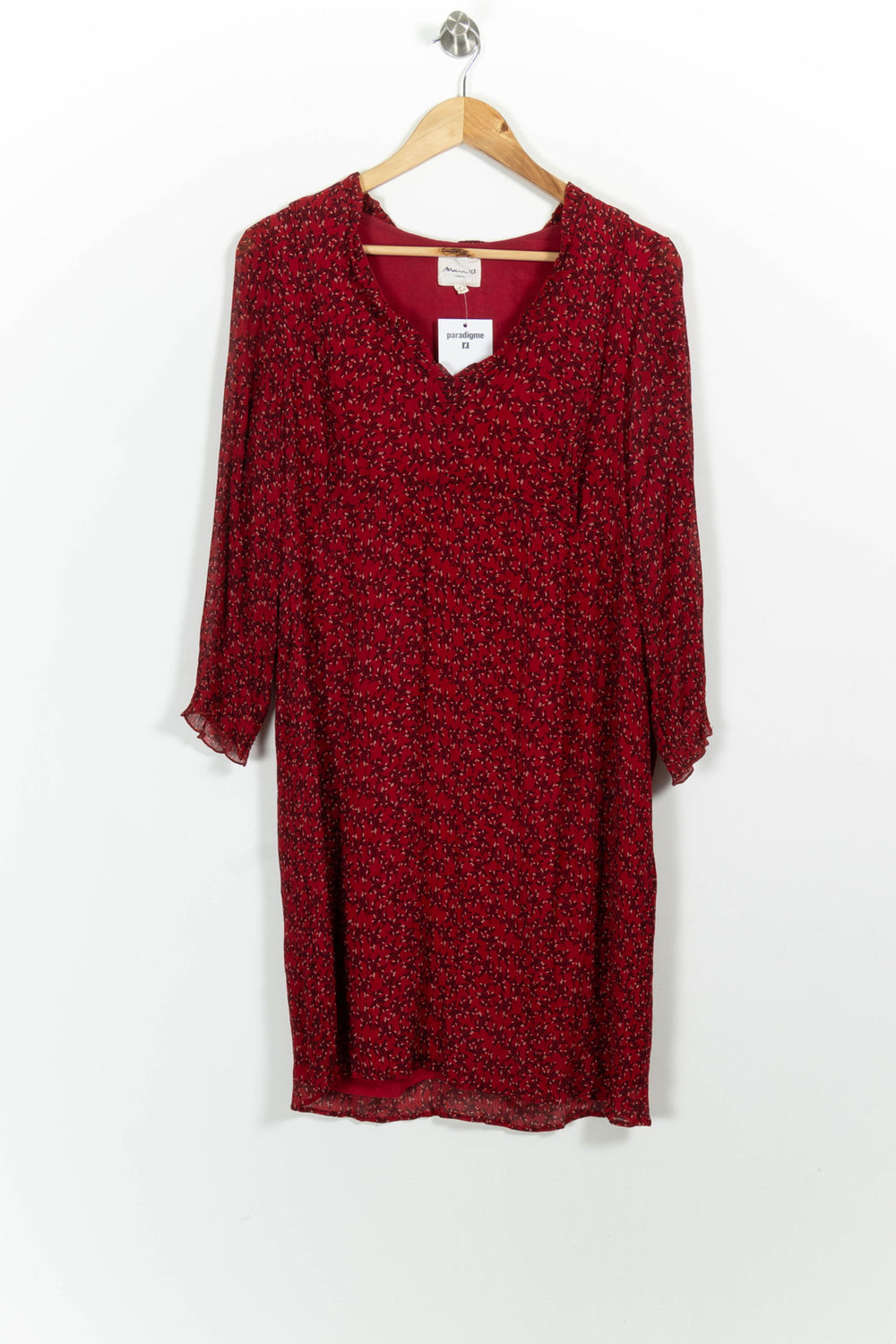 Robe Fluide Rouge - Taille XXL/44 de la marque Maison 123 | PARAD100830 - Vendu par Paradigme - Image 2