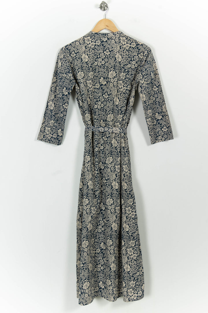 Robe Longue Bleue et Beige - Taille M/38 de la marque Petite Mendigote | PARAD100835 - Vendu par Paradigme - Image 4