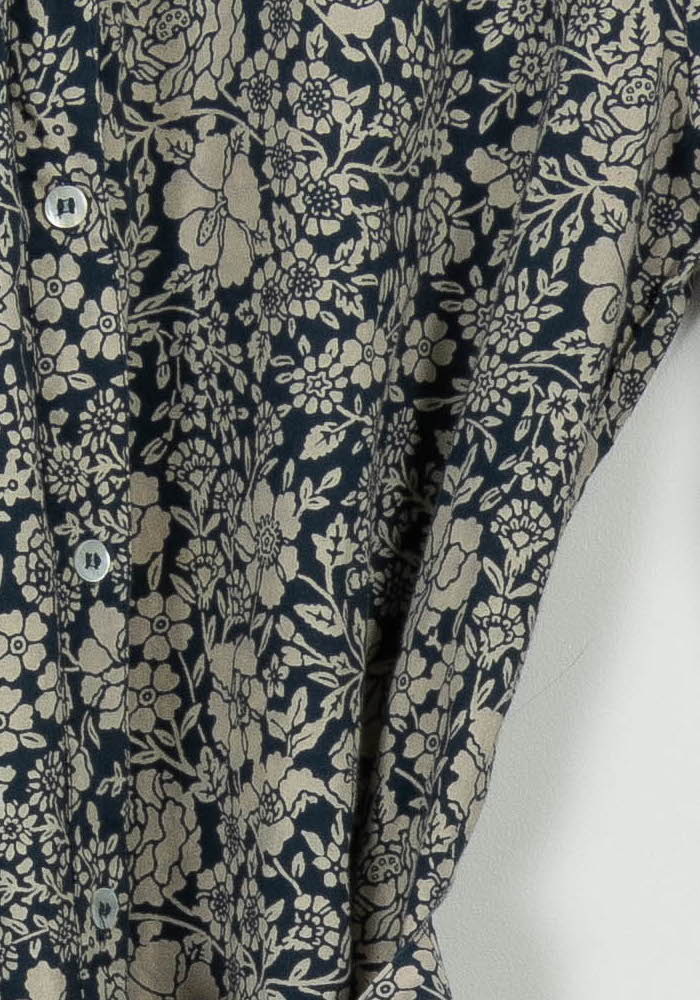 Robe Longue Bleue et Beige - Taille M/38 de la marque Petite Mendigote | PARAD100835 - Vendu par Paradigme - Image 3