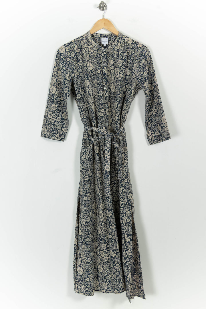 Robe Longue Bleue et Beige - Taille M/38 de la marque Petite Mendigote | PARAD100835 - Vendu par Paradigme - Image 2