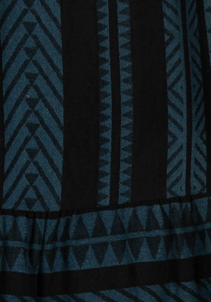 Jupe Noire et Bleue - Taille M/38 de la marque La Fée Maraboutée | PARAD100839 - Vendu par Paradigme - Image 3