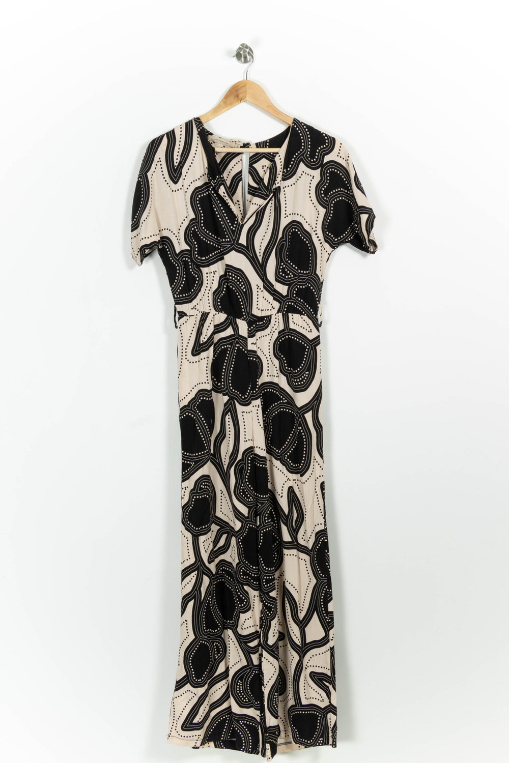 Combinaison Noire et Beige - Taille S/36 de la marque La Fée Maraboutée | PARAD100841 - Vendu par Paradigme - Image 2