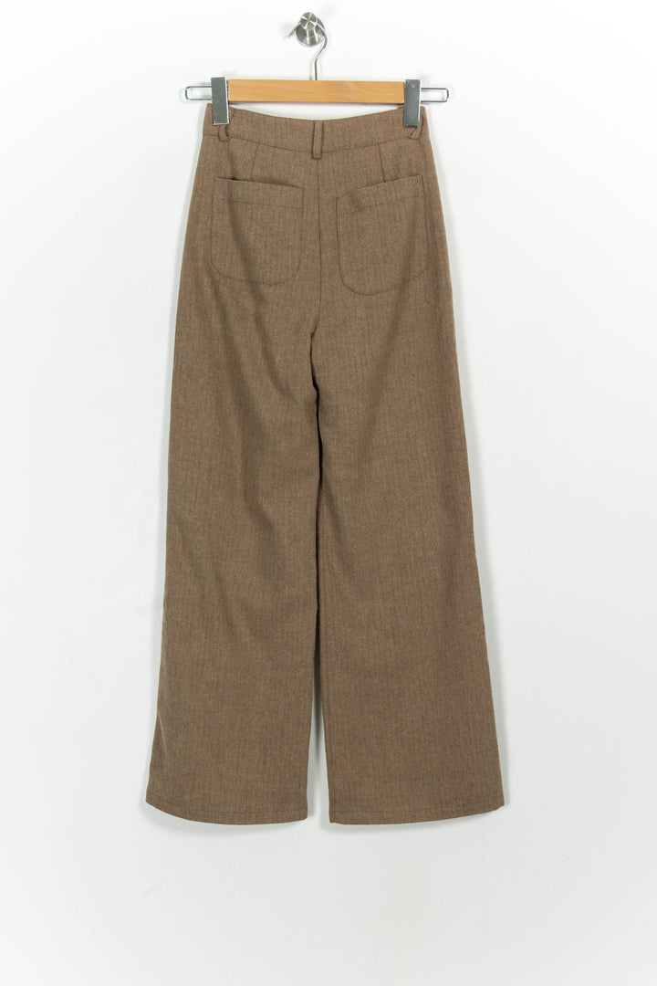 Pantalon Large Beige - Taille XS/34 de la marque Rouje | PARAD100845 - Vendu par Paradigme - Image 4