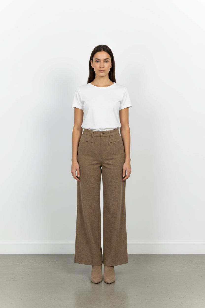 Pantalon Large Beige - Taille XS/34 de la marque Rouje | PARAD100845 - Vendu par Paradigme - Image 1