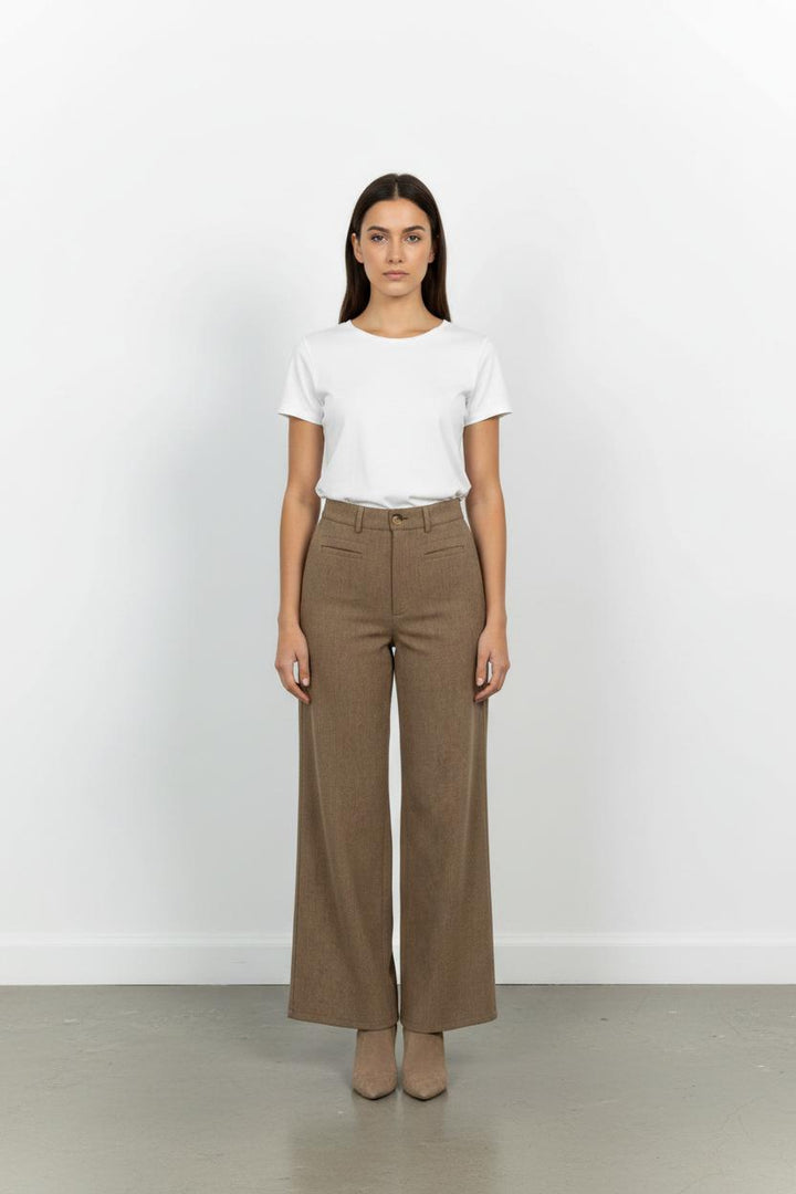 Pantalon Large Beige - Taille XS/34 de la marque Rouje | PARAD100845 - Vendu par Paradigme - Image 1