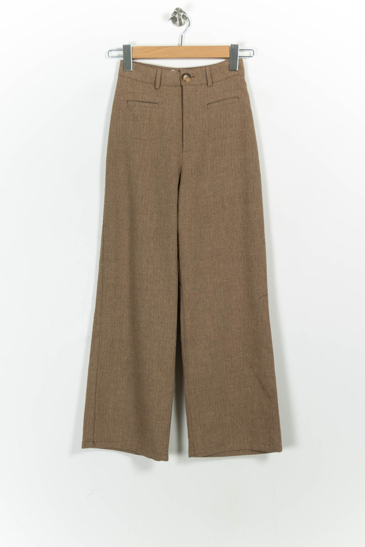 Pantalon Large Beige - Taille XS/34 de la marque Rouje | PARAD100845 - Vendu par Paradigme - Image 2