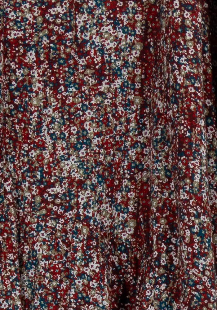 Jupe Portefeuille Bordeaux et Bleu - Taille XL/42 de la marque Caroll | PARAD100850 - Vendu par Paradigme - Image 3