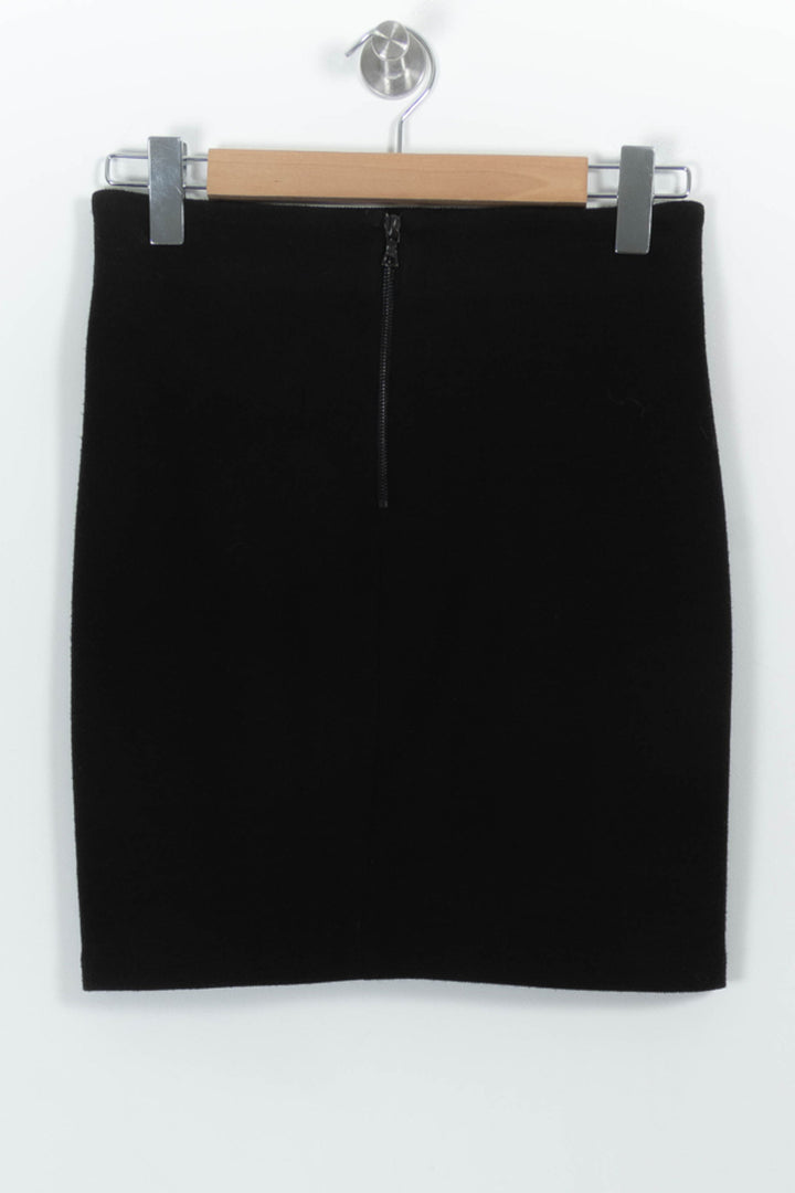 Jupe Courte Noire - Taille S/36 de la marque Sandro | PARAD100857 - Vendu par Paradigme - Image 4