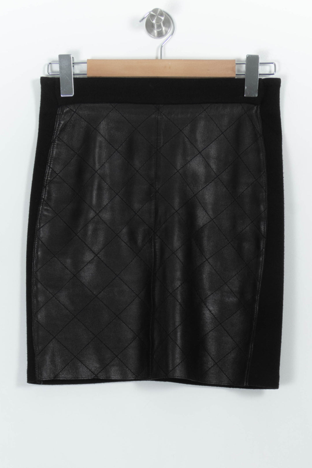 Jupe Courte Noire - Taille S/36 de la marque Sandro | PARAD100857 - Vendu par Paradigme - Image 2